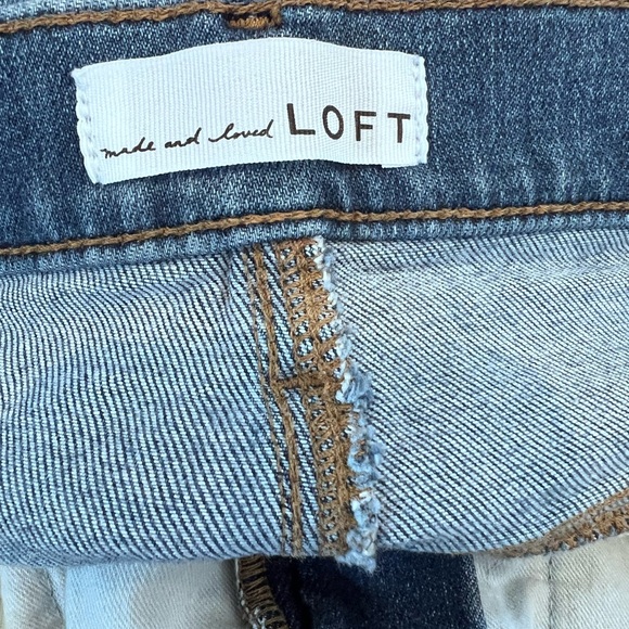 Ladies Size 31 / 12 LOFT Women's Skinny Jeans in Deep Blue GUC - Picture 2 of 6